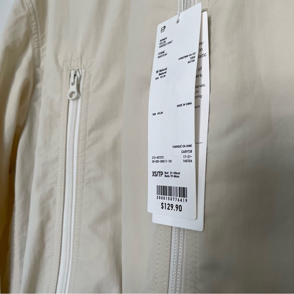 Uniqlo U Light Long Zip Up Jacket XS - Picture 4 of 9